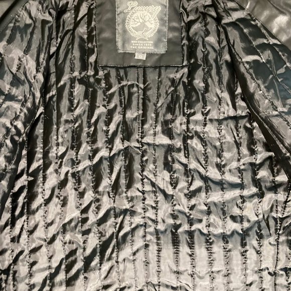 Black Jacket, cotton and polyurethane, Size L - Picture 3 of 4